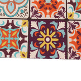 Coffee Bar Mat 3.5mm Thick Bright Colors Anti Slip Rubber Backed Waterproof Dish Drying Mat for Kitchen Dining Room 15.7in Wide and 19.7in Long