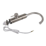 Stainless Steel Electric Water Heater Faucet Instant Tankless Electric Hot Water Heater Faucet for Household Kitchen Cold Hot Dual Use