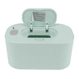 Wipe Warmer Wet Wipe Dispenser USB Powered Constant Temperature Large Capacity with Display Wipe Heater for Infants Green In Australia - Darrahopens