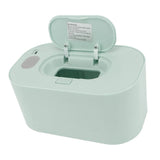 Wipe Warmer Wet Wipe Dispenser USB Powered Constant Temperature Large Capacity with Display Wipe Heater for Infants Green
