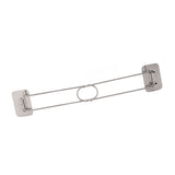 RV Corner Storage Bar Stainless Steel Adjustable Steel Rod with Hook for Securing