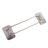 RV Corner Storage Bar Stainless Steel Adjustable Steel Rod with Hook for Securing