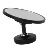 Coffee Maker Magnetic Mirror with 360° Rotating Base Aluminum Alloy Dual Ball Joints Coffee Flow Rate Observation Reflector Mirror Black