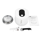Electric Jar Vacuum Sealer Kit Automatic USB Rechargeable Canning Jars Vacuum Sealing Machine with Lids for Food Storage Fermentation White