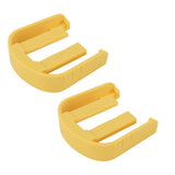 2 PCS Car Washer Quick Connector Buckle Lightweight ABS Power Washer C Clip Buckle for Karcher K2 K3 K7 Yellow