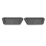 2Pcs Refrigerator Water Drip Tray Catcher Trapezoidal Silicone Refrigerator Drip Tray Catcher for GE for Samsung Grey