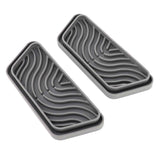 2Pcs Refrigerator Water Drip Tray Catcher Trapezoidal Silicone Refrigerator Drip Tray Catcher for GE for Samsung Grey In Australia - Darrahopens