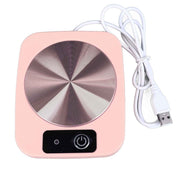 Coffee Warmer Smart Constant Temperature USB Powered Portable Mug Warmer for Office Travel Home Pink In Australia - Darrahopens