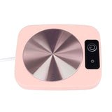 Coffee Warmer Smart Constant Temperature USB Powered Portable Mug Warmer for Office Travel Home Pink In Australia - Darrahopens
