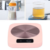 Coffee Warmer Smart Constant Temperature USB Powered Portable Mug Warmer for Office Travel Home Pink