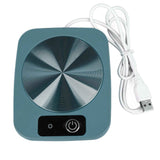 Coffee Warmer Smart Constant Temperature USB Powered Portable Mug Warmer for Office Travel Home Green