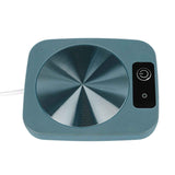 Coffee Warmer Smart Constant Temperature USB Powered Portable Mug Warmer for Office Travel Home Green