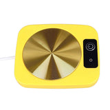 Coffee Warmer Smart Constant Temperature USB Powered Portable Mug Warmer for Office Travel Home Yellow In Australia - Darrahopens