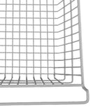 2pcs Freezer Baskets for Chest Freezer Household Wire Storage Basket Bins Organizer with High Low Handles for Kitchen Pantry Cabinet 50x24cm / 19.7x9.4in