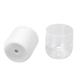 200ml Aromatherapy Diffuser Aroma Diffuser Aromatherapy Machine Mist Humidifier with 7 Colorful Ambient Lights for Household Bedroom Car Desktop White