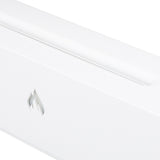 Flame Air Diffuser 3D Fireplace Appearance Multi Colored Fire Automatic Power Off Protection 320ml Silent Flame Mist Air Humidifier for Bedroom Office White