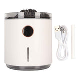 Aromatherapy Mist Diffuser Intelligent Multifunctional Timing Atomizing Flame Humidifier for Bedroom Living Room Black In Australia - Darrahopens