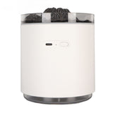 Aromatherapy Mist Diffuser Intelligent Multifunctional Timing Atomizing Flame Humidifier for Bedroom Living Room Black