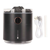 Aromatherapy Mist Diffuser Intelligent Multifunctional Timing Atomizing Flame Humidifier for Bedroom Living Room White In Australia - Darrahopens