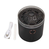 Aromatherapy Mist Diffuser Intelligent Multifunctional Timing Atomizing Flame Humidifier for Bedroom Living Room White In Australia - Darrahopens
