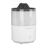 Essential Oil Diffuser Humidifier Simulation Volcano 200ml with Colorful Light Low Noise Desktop Humidifier for Home Bedroom Office White In Australia - Darrahopens