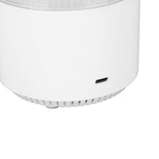 Essential Oil Diffuser Humidifier Simulation Volcano 200ml with Colorful Light Low Noise Desktop Humidifier for Home Bedroom Office White