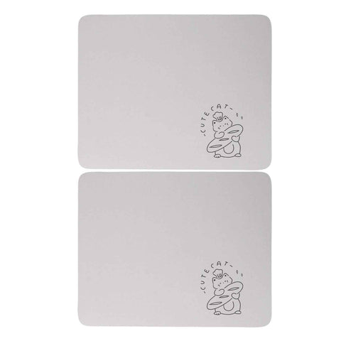 2PCS Coffee Bar Mat Multifunctional Prevent Slip Waterproof Shockproof Absorbent Dish Drying Mat for Kitchen Counter 30x40cm / 11.8x15.7in In Australia - Darrahopens