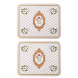 2PCS Coffee Mat Prevent Slip Waterproof Bottom Shockproof Absorbent Dish Drying Mat for Coffee Bar Accessories 50x60cm / 19.7x23.6in In Australia - Darrahopens