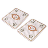 2PCS Coffee Mat Prevent Slip Waterproof Bottom Shockproof Absorbent Dish Drying Mat for Coffee Bar Accessories 50x60cm / 19.7x23.6in