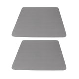 2Pcs Coffee Mat Drying Pad Super Absorbent Prevent Slip Shock Absorption Easy to Clean Coffee Bar Mat for Countertops Coffee Machine Dark Gray 30x40cm / 11.8x15.7in In Australia - Darrahopens