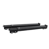 Heavy Duty Extendable Appliance Rollers Mobile Washing Machine Base Furniture Washing Machine Dolly with 24 Roller Brake Black