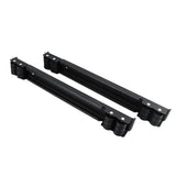 Heavy Duty Extendable Appliance Rollers Mobile Washing Machine Base Furniture Washing Machine Dolly with 24 Roller Brake Black