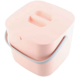 Mini Sink Dishwasher Portable Auto Shutdown Efficient USB Dish Washing Machine for Home Kitchen Pink Bucket