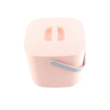Mini Sink Dishwasher Portable Auto Shutdown Efficient USB Dish Washing Machine for Home Kitchen Pink Bucket