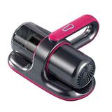 Smart Mite Remover Compact Portable Powerful UV Handheld Vacuum Cleaner Machine for Beds Sofas Carpets Cars Grey Red