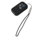 5 in 1 Air Quality Monitor Multifunctional Smart Portable CO2 Humidity Temperature Detector for Indoor Home Black