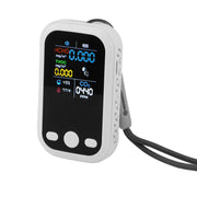 5 in 1 Air Quality Monitor Multifunctional Smart Portable CO2 Humidity Temperature Detector for Indoor Home White
