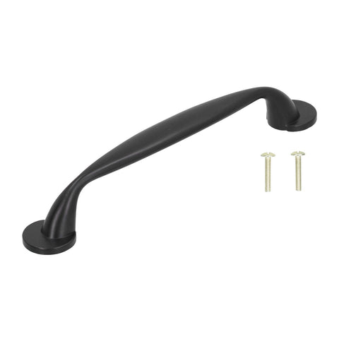 Zinc Alloy Cabinet Handles Black Decorative Drawer Pull Kitchen Furniture Hardware for Bedroom Bathroom Living Room