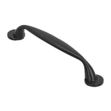Zinc Alloy Cabinet Handles Black Decorative Drawer Pull Kitchen Furniture Hardware for Bedroom Bathroom Living Room