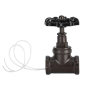 1/2in Vintage Steampunk Lamp Valve Black Valve Iron Table Lamp White Wire Stop Valve In Australia - Darrahopens