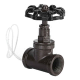 1/2in Vintage Steampunk Lamp Valve Black Valve Iron Table Lamp White Wire Stop Valve In Australia - Darrahopens