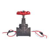 Vintage 3/4in Stop Valve Rotating Light Switch with Electric Wire for Steampunk Lamps Table Lamps