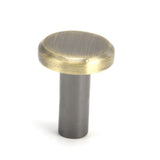 Artificial Leather Luggage Handle Modern Single Hole Concealed Cabinet Pull for Door WardrobeDark Brown