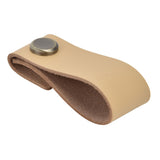 Artificial Leather Luggage Handle Modern Single Hole Concealed Cabinet Pull for Door WardrobeLight Brown In Australia - Darrahopens