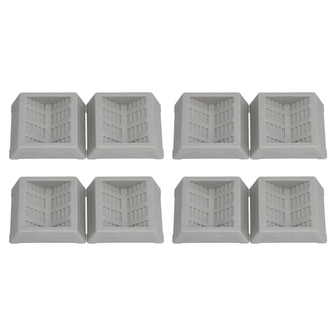 8PCS Rubber Caster Cups Furniture Wheel Stoppers Floor Protector for Bed Office Chair Cabinet Sofa Closet Wheels In Australia - Darrahopens