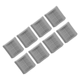 8PCS Rubber Caster Cups Furniture Wheel Stoppers Floor Protector for Bed Office Chair Cabinet Sofa Closet Wheels