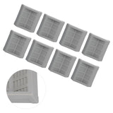 8PCS Rubber Caster Cups Furniture Wheel Stoppers Floor Protector for Bed Office Chair Cabinet Sofa Closet Wheels
