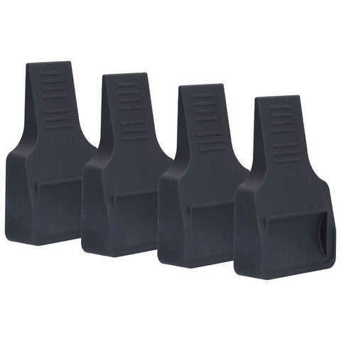 4Pcs Wheel Stoppers U Shaped Wheels Caster Cups Accessory for Sofas Beds Chairs Furnitures Black In Australia - Darrahopens