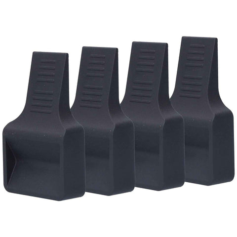 4Pcs Casters Stoppers V Shape Anti Sliding Furniture Wheel Cups for Sofas Beds Chairs Cabinets Black In Australia - Darrahopens