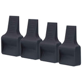 4Pcs Casters Stoppers V Shape Anti Sliding Furniture Wheel Cups for Sofas Beds Chairs Cabinets Black In Australia - Darrahopens